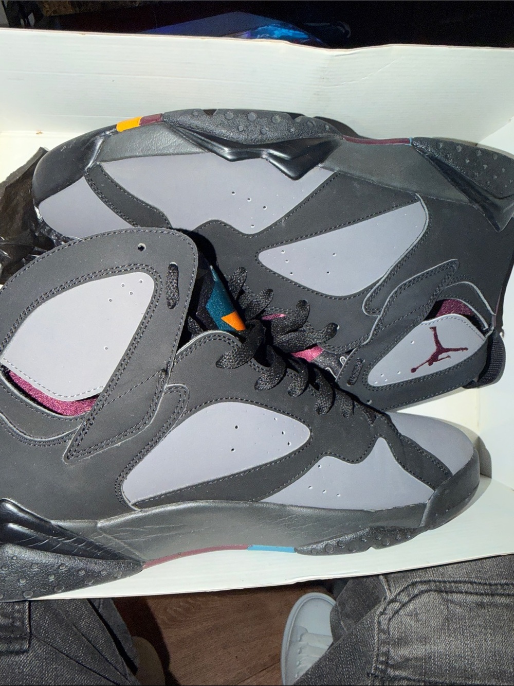 Air Jordan Retro 7 Men's Basketball Shoes - Bordeaux 7s 2015